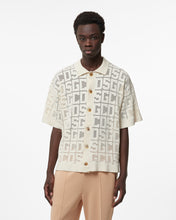 Load image into Gallery viewer, Gcds Monogram Macramè Shirt : Men Knitwear Off White | GCDS Spring/Summer 2023
