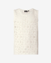 Load image into Gallery viewer, Gcds Monogram Macramè Tank Top : Men Knitwear Off White | GCDS Spring/Summer 2023
