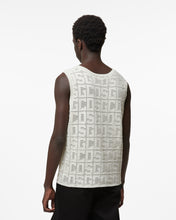 Load image into Gallery viewer, Gcds Monogram Macramè Tank Top : Men Knitwear Off White | GCDS Spring/Summer 2023

