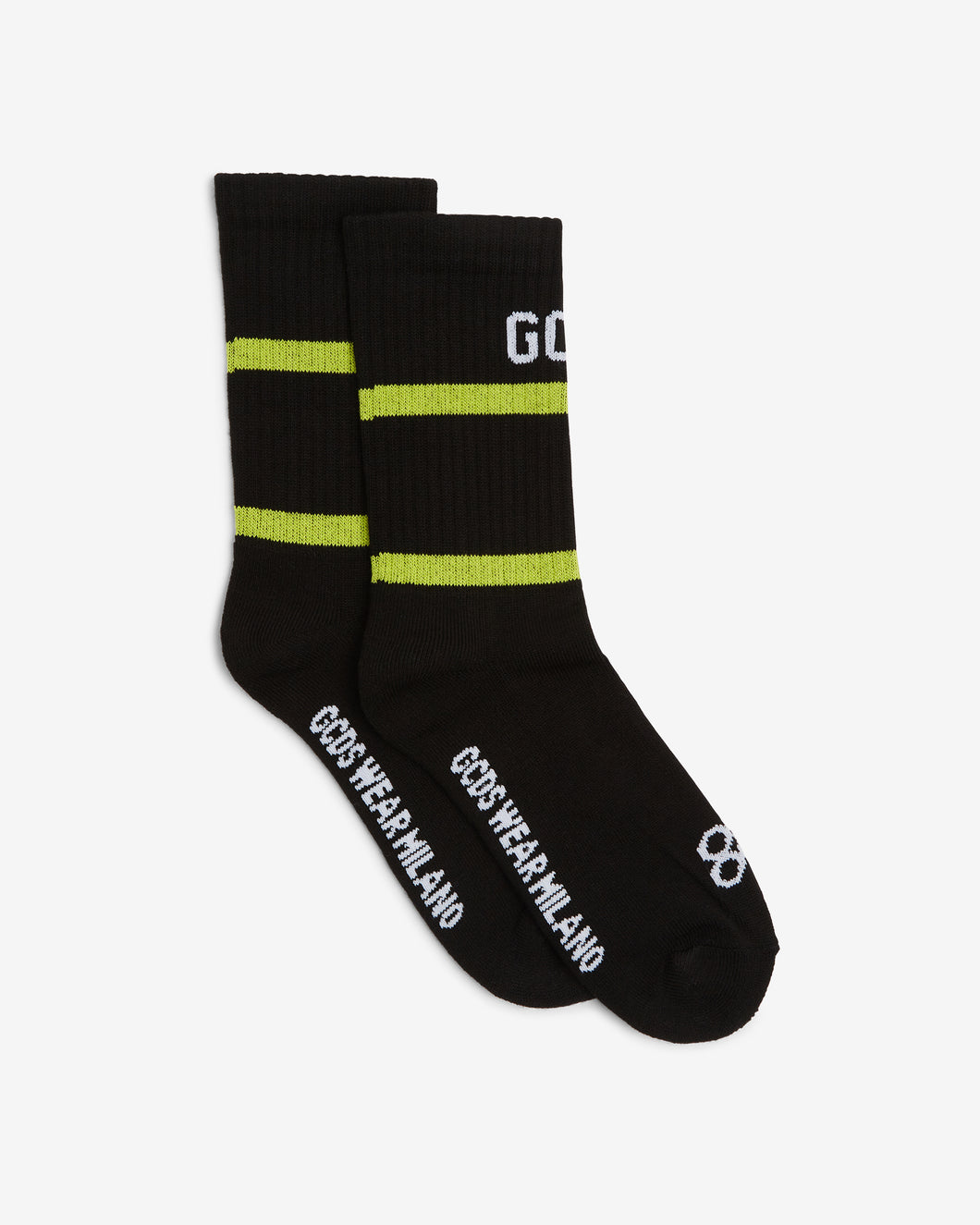 Gcds Low Logo Band Socks : Men Socks Lime | GCDS Spring/Summer 2023