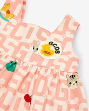 Load image into Gallery viewer, Baby Gcds Monogram Animals Dress: Girl Dresses Pink | GCDS Spring/Summer 2023
