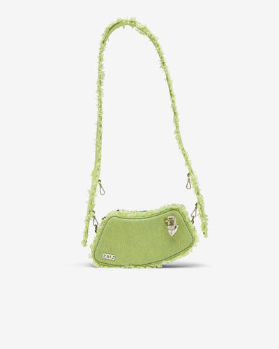 Comma Denim Small Crossbody Bag : Unisex Bags Lime | GCDS Spring/Summer 2023