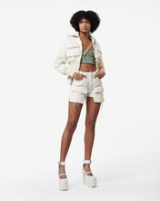 Load image into Gallery viewer, Gcds Canvas Monogram Shorts : Women Trousers Off White | GCDS Spring/Summer 2023
