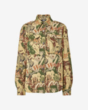 Load image into Gallery viewer, Gcds Hentai Overshirt : Women Outerwear Military Green | GCDS Spring/Summer 2023

