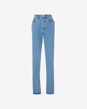 Load image into Gallery viewer, Bling Denim Trousers : Women Trousers New Light Blue | GCDS Spring/Summer 2023
