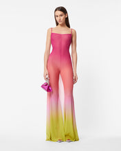 Carica l&#39;immagine nel visualizzatore di Gallery, Degradé Gown : Women Dress Fuchsia | GCDS Spring/Summer 2023
