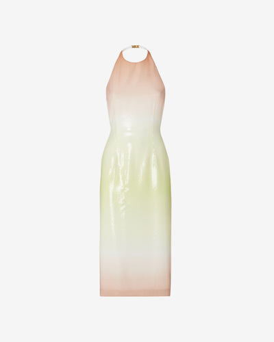 Degradé Sequins Long Dress : Women Dress Multicolor | GCDS Spring/Summer 2023