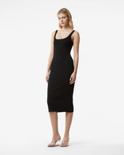 Load image into Gallery viewer, Logo Chain Long Dress : Women Dress Black | GCDS Spring/Summer 2023
