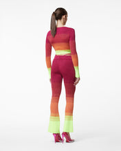 Load image into Gallery viewer, Lurex Degradé Knit Trousers : Women Trousers Fuchsia | GCDS Spring/Summer 2023
