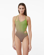 Carica l&#39;immagine nel visualizzatore di Gallery, Sita Swimsuit : Women Swimwear Military Green | GCDS Spring/Summer 2023
