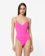 Carica l&#39;immagine nel visualizzatore di Gallery, Bling Swimsuit : Women Swimwear Fuchsia | GCDS Spring/Summer 2023
